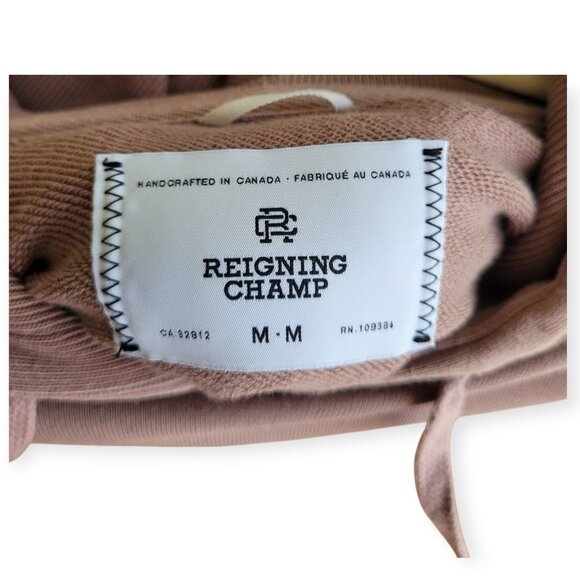 Reigning Champ Genderless relaxed hoodie Desert Rose size M EUC - Picture 9 of 14